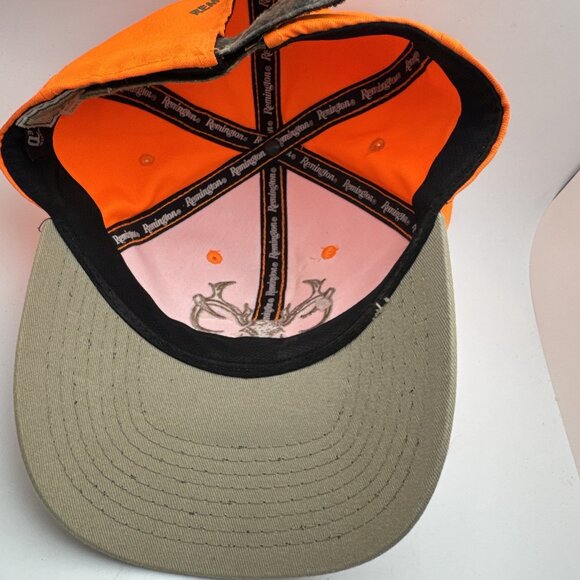 Remington Orange & Camouflage Adjustable Ball Cap Hat OSFM Q3 Technology GR40 - Picture 4 of 5